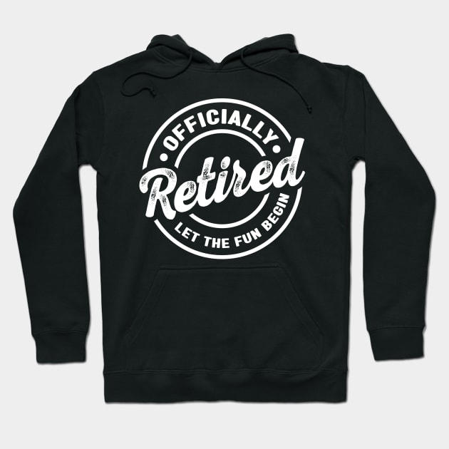 Officially Retirement Hoodie by Emma Creation